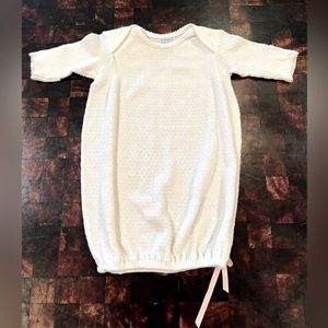 Paty Knit Overlap Shoulder Gown